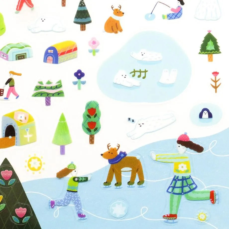A Cold Place in a Distant Country Narumi Suzuki Stickers · Cozyca