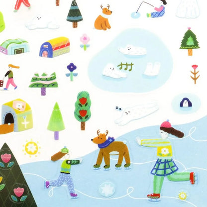 A Cold Place in a Distant Country Narumi Suzuki Stickers · Cozyca