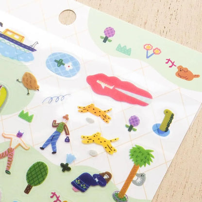 A Day in the City Narumi Suzuki Stickers · Cozyca