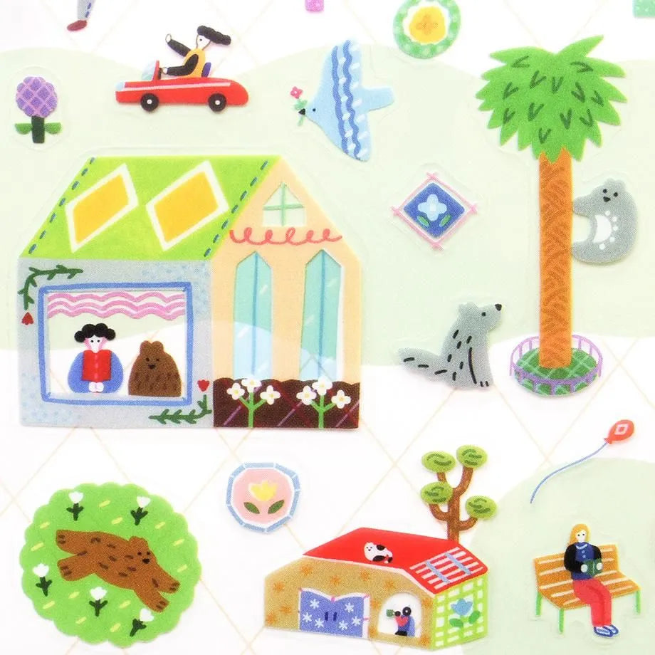 A Day in the City Narumi Suzuki Stickers · Cozyca