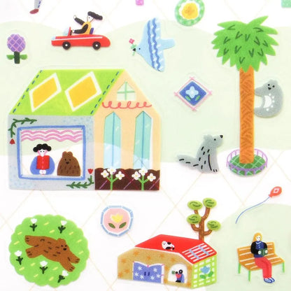 A Day in the City Narumi Suzuki Stickers · Cozyca