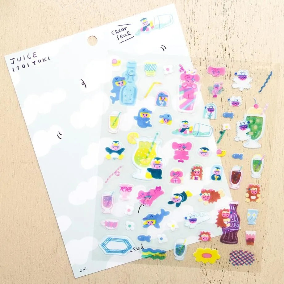 Juice Itoi Yuki Stickers · Cozyca