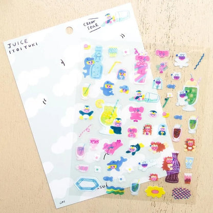 Juice Itoi Yuki Stickers · Cozyca