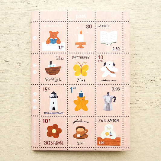 Tiny Note Mariko Fukuoka Stamp Note Book · Cozyca