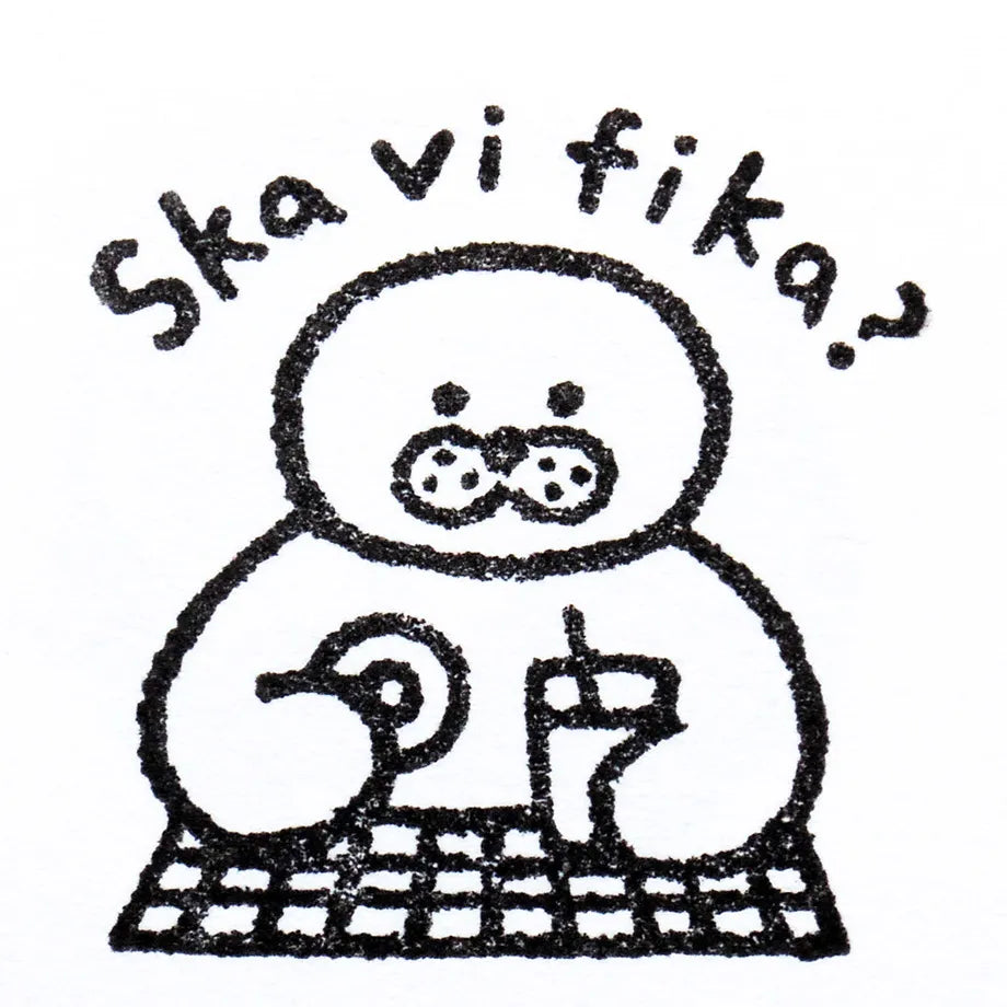 Shall we have tea? Mariko Fukuoka Rubber Stamp · Cozyca