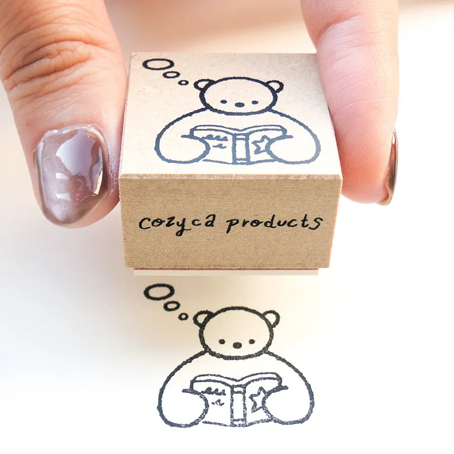 Hmm Hmm Mariko Fukuoka Rubber Stamp · Cozyca
