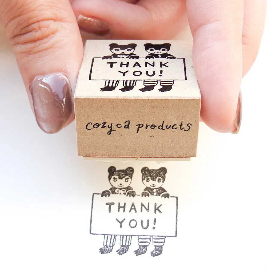 Thank You Aiko Fukawa Rubber Stamp · Cozyca
