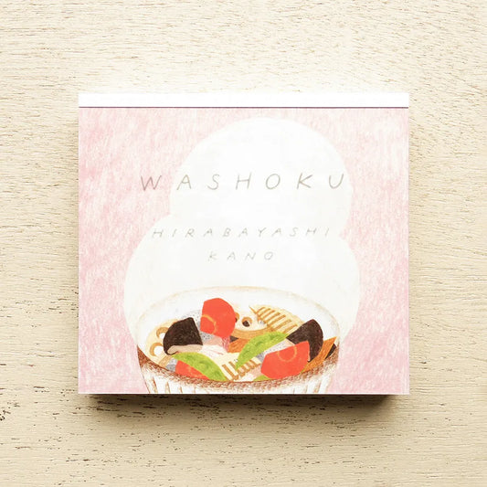 Washoku Hirabayashi Kano Memo Pad · Cozyca