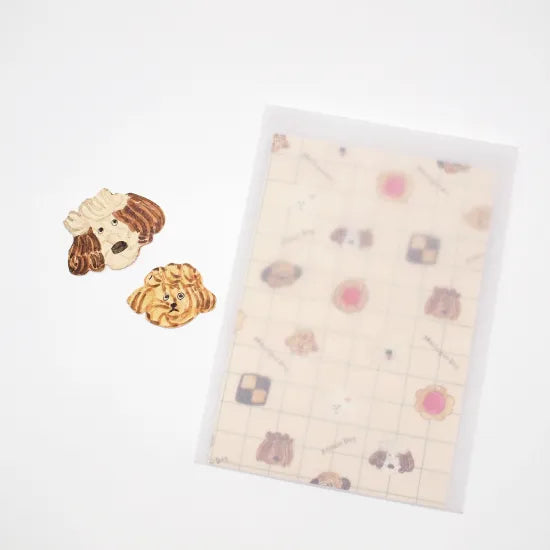 Cookie & Meringue Dog Postcard · Paper Message