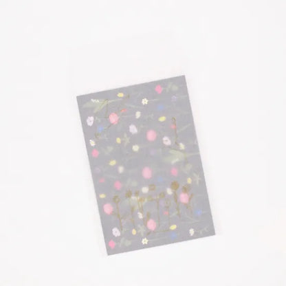 Flower Field at Night Postcard · Paper Message