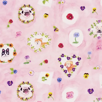 Pansy & Dogs Postcard · Paper Message