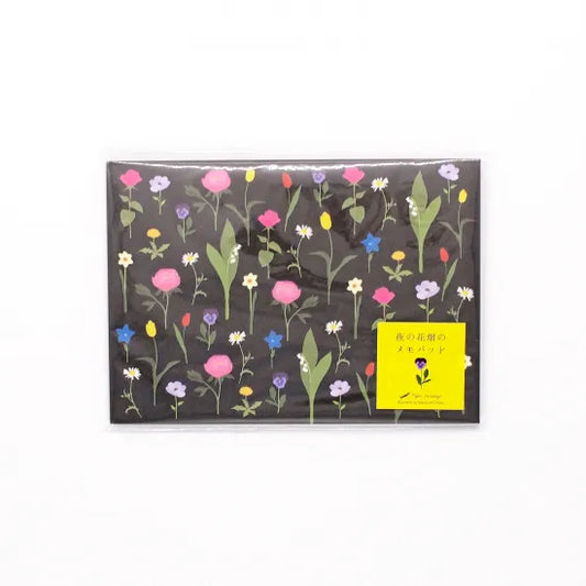 Nighttime Flower Field Memo Pad · Paper Message