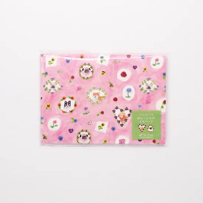 Pansies & Dogs Memo Pad · Paper Message