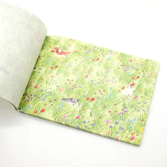 Dogs in the Meadow Memo Pad · Paper Message
