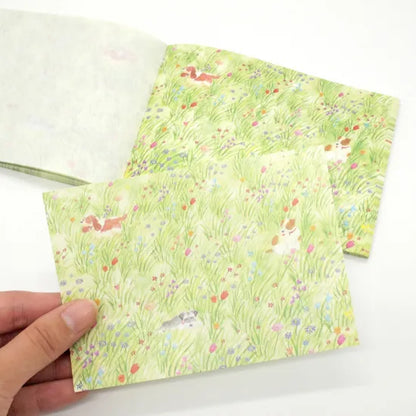 Dogs in the Meadow Memo Pad · Paper Message