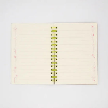 Night Flower Garden A6 Ring Notebook · Paper Message