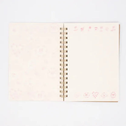 Pansies & Dogs A6 Ring Notebook · Paper Message