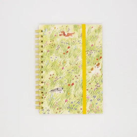 Dogs in the Meadow A6 Ring Notebook · Paper Message