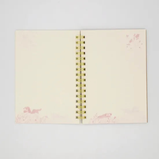 Dogs in the Meadow A6 Ring Notebook · Paper Message