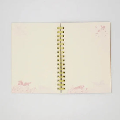 Dogs in the Meadow A6 Ring Notebook · Paper Message