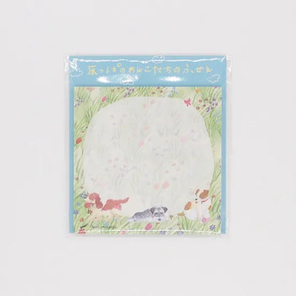 Dogs in the Meadow Square Sticky Notes · Paper Message