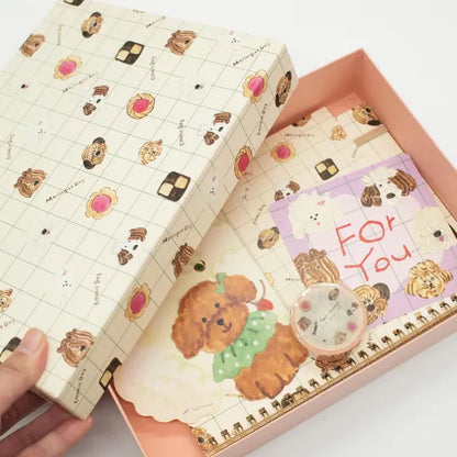 Cookie & Meringue Dog A5 Gift Box · Paper Message