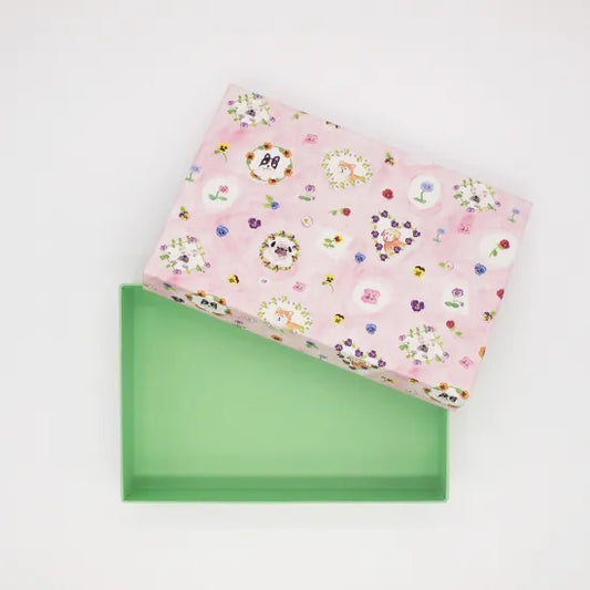 Pansies & Dogs Postcard Gift Box · Paper Message