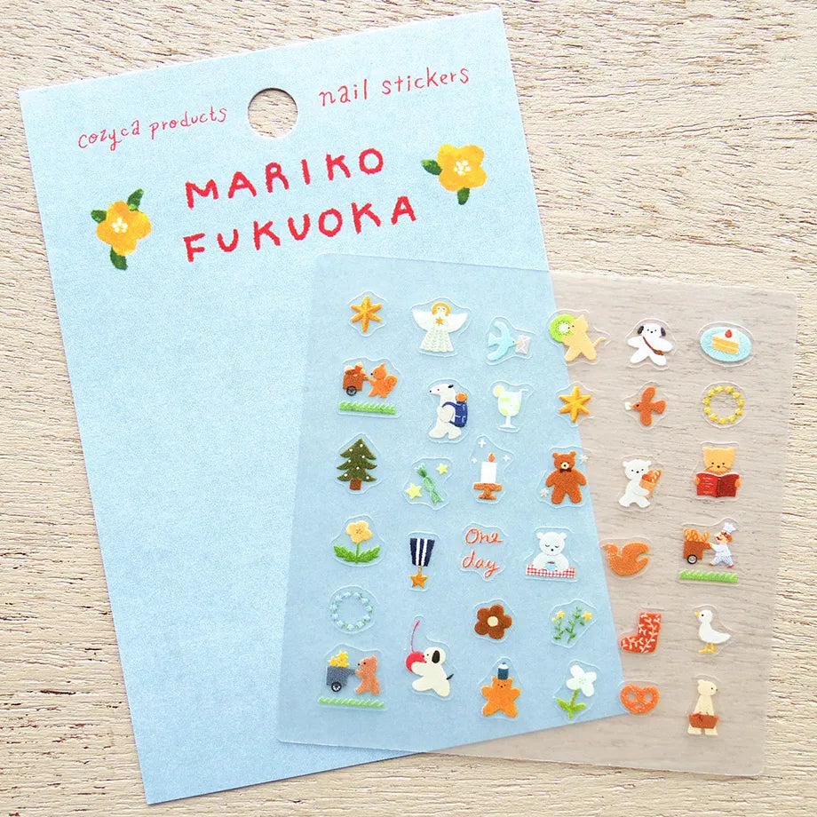 Mariko Fukuoka Nail Stickers · Cozyca