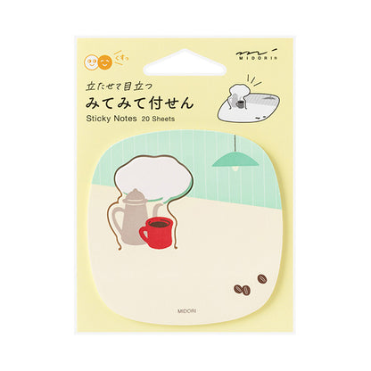 Coffee Pop-up Sticky Notes · Midori