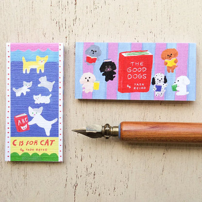 C is for Cat & The Good Dogs Reiko Tada One Line Sticky Notes · Cozyca