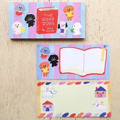 C is for Cat & The Good Dogs Reiko Tada One Line Sticky Notes · Cozyca