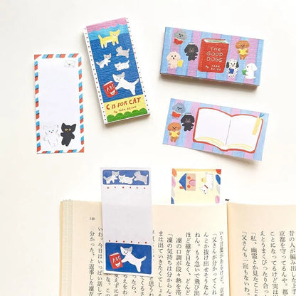 C is for Cat & The Good Dogs Reiko Tada One Line Sticky Notes · Cozyca