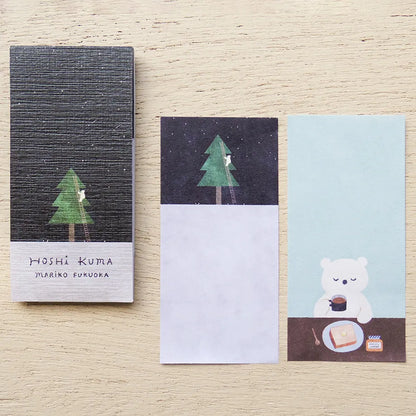 Seasonal Jar & Hoshikuma Mariko Fukuoka One Line Sticky Notes · Cozyca