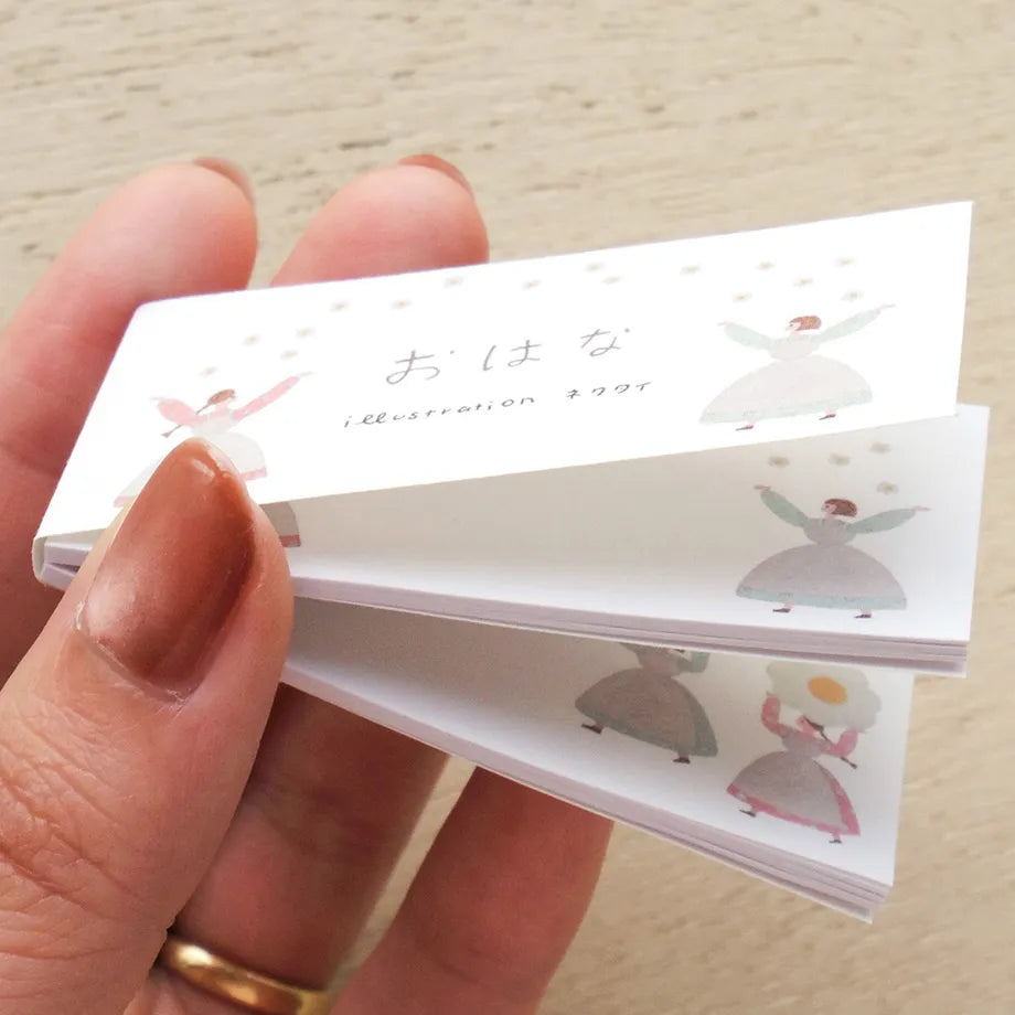 "I'm going to write a letter" & Flower Necktie One Line Sticky Notes · Cozyca