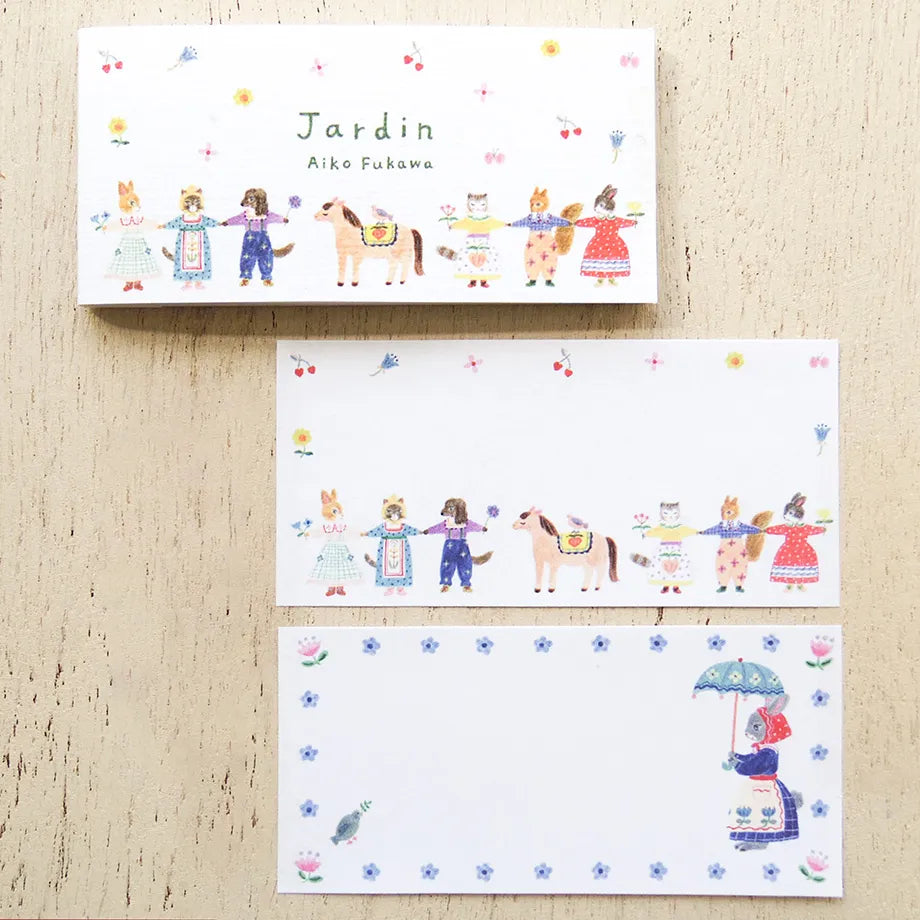 Jardin & Happiness Aiko Fukawa One Line Sticky Notes · Cozyca