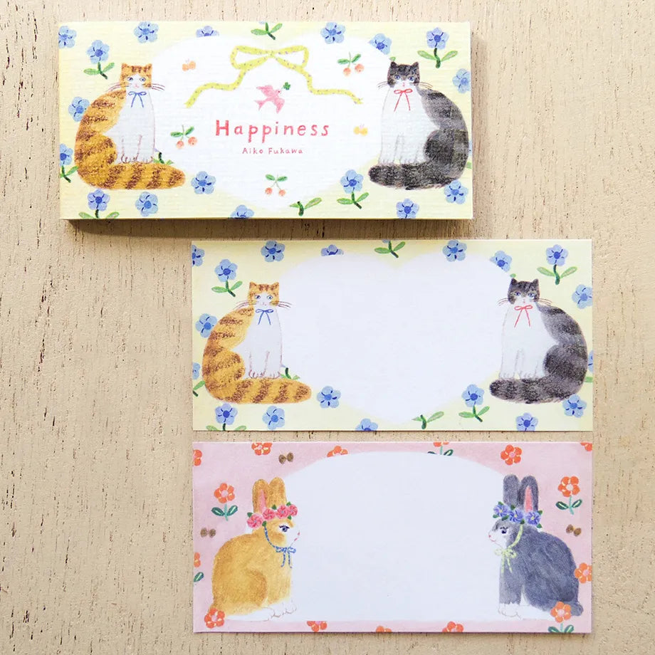 Jardin & Happiness Aiko Fukawa One Line Sticky Notes · Cozyca