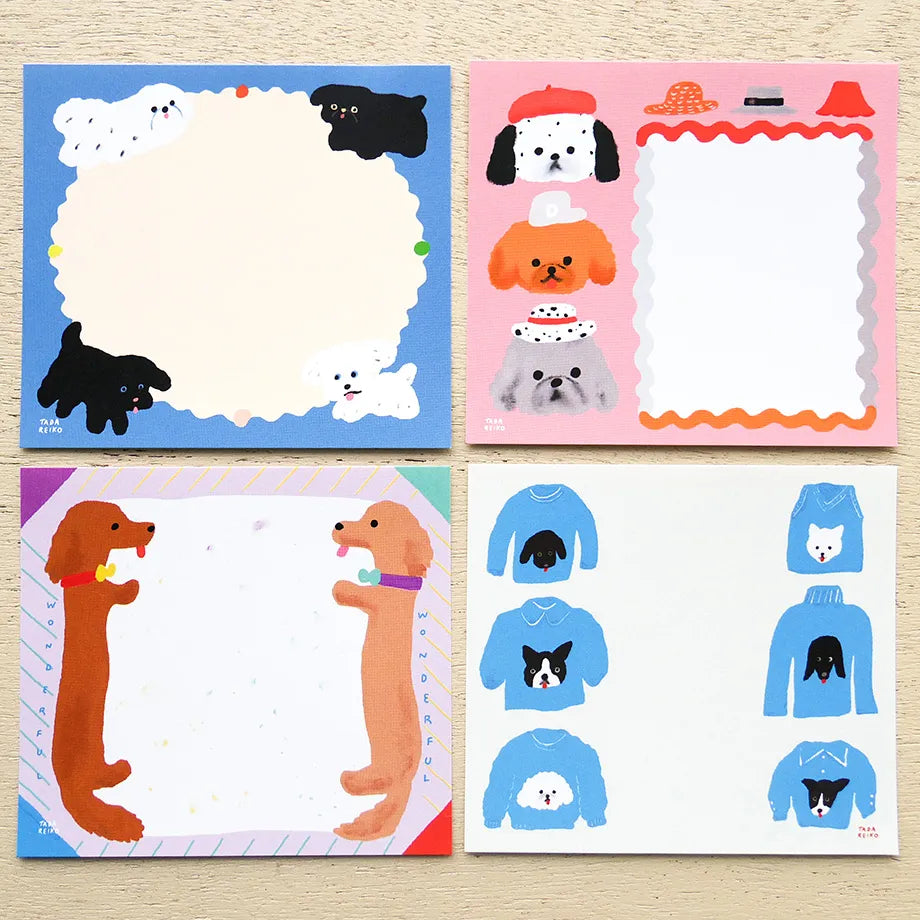Dog Year Reiko Tada Memo Pad · Cozyca