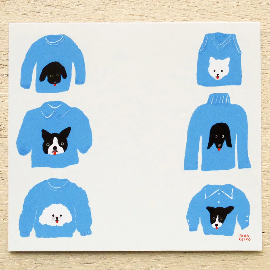 Dog Year Reiko Tada Memo Pad · Cozyca