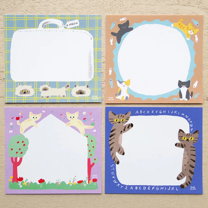 Cat's Life Reiko Tada Memo Pad · Cozyca