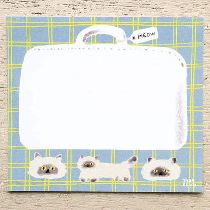 Cat's Life Reiko Tada Memo Pad · Cozyca