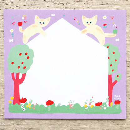 Cat's Life Reiko Tada Memo Pad · Cozyca