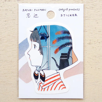 Window Sayuri Fujimaki Sticker · Cozyca