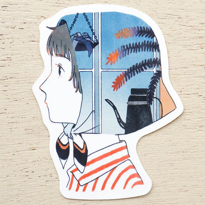 Window Sayuri Fujimaki Sticker · Cozyca