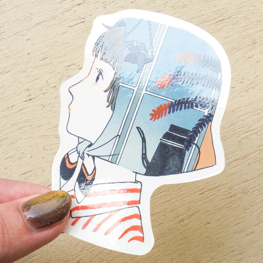 Window Sayuri Fujimaki Sticker · Cozyca