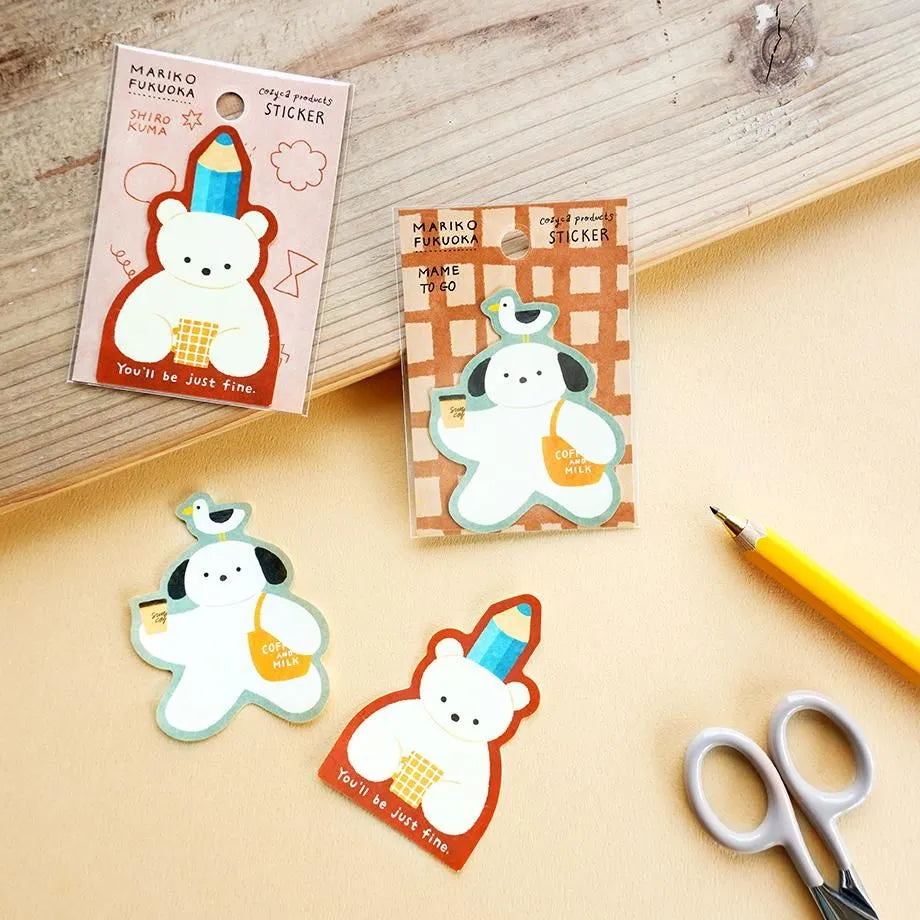 Shirokuma Mariko Fukuoka Sticker · Cozyca