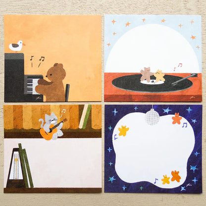 Let it Flow Mariko Fukuoka Memo Pad · Cozyca