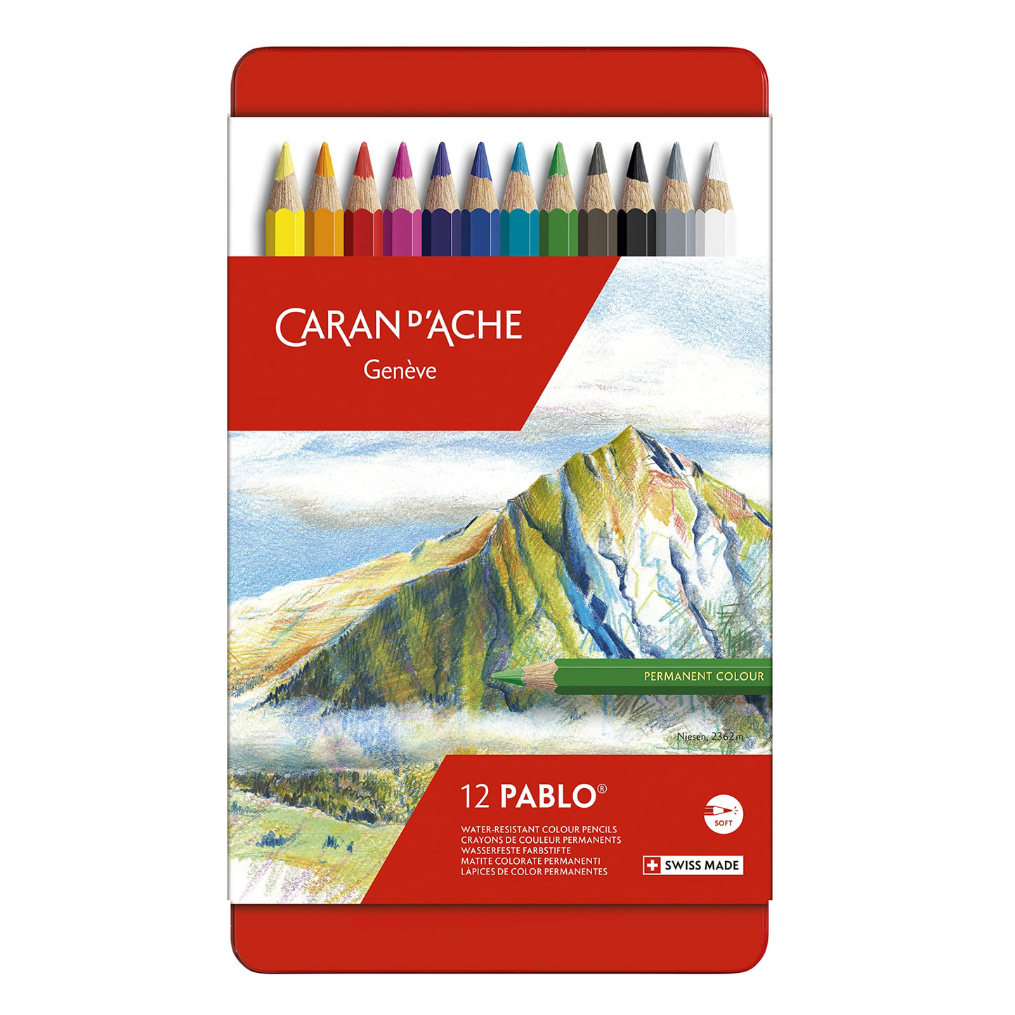 Caran D'Ache Pablo Colored Pencils《Set of 12》