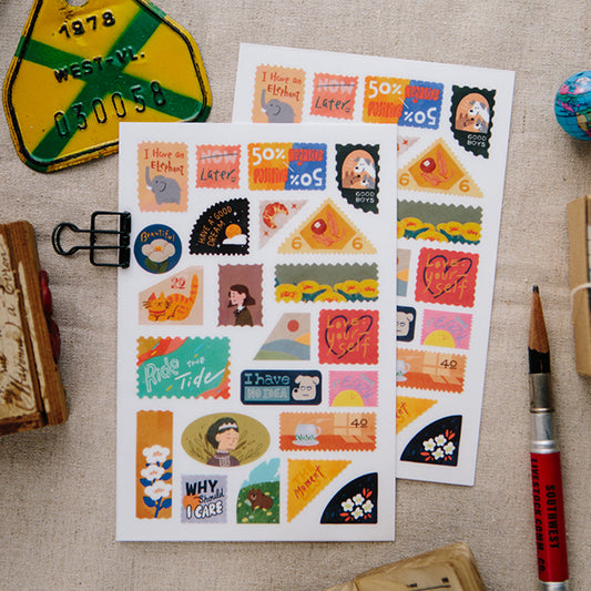 Those Little Thoughts Transfer Sticker Sheet · OURS Studio