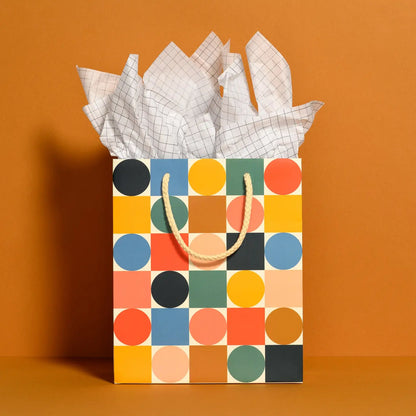Grid Tissue Paper · Red Cap Cards
