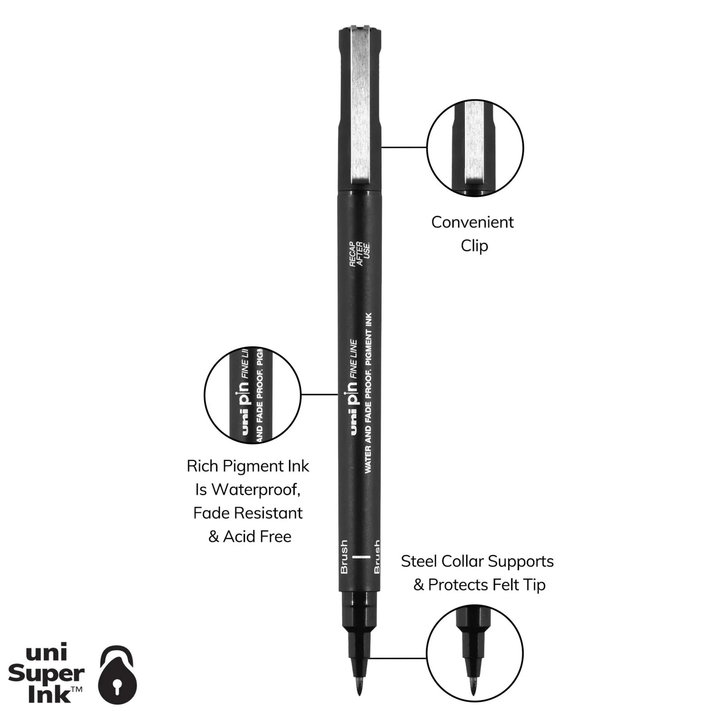 uni Pin Fineliner Drawing Pens